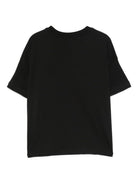T-shirt per bambina MSGM Kids nera con logo sul davanti F5MSJGTH153 110 MSGM KIDS 