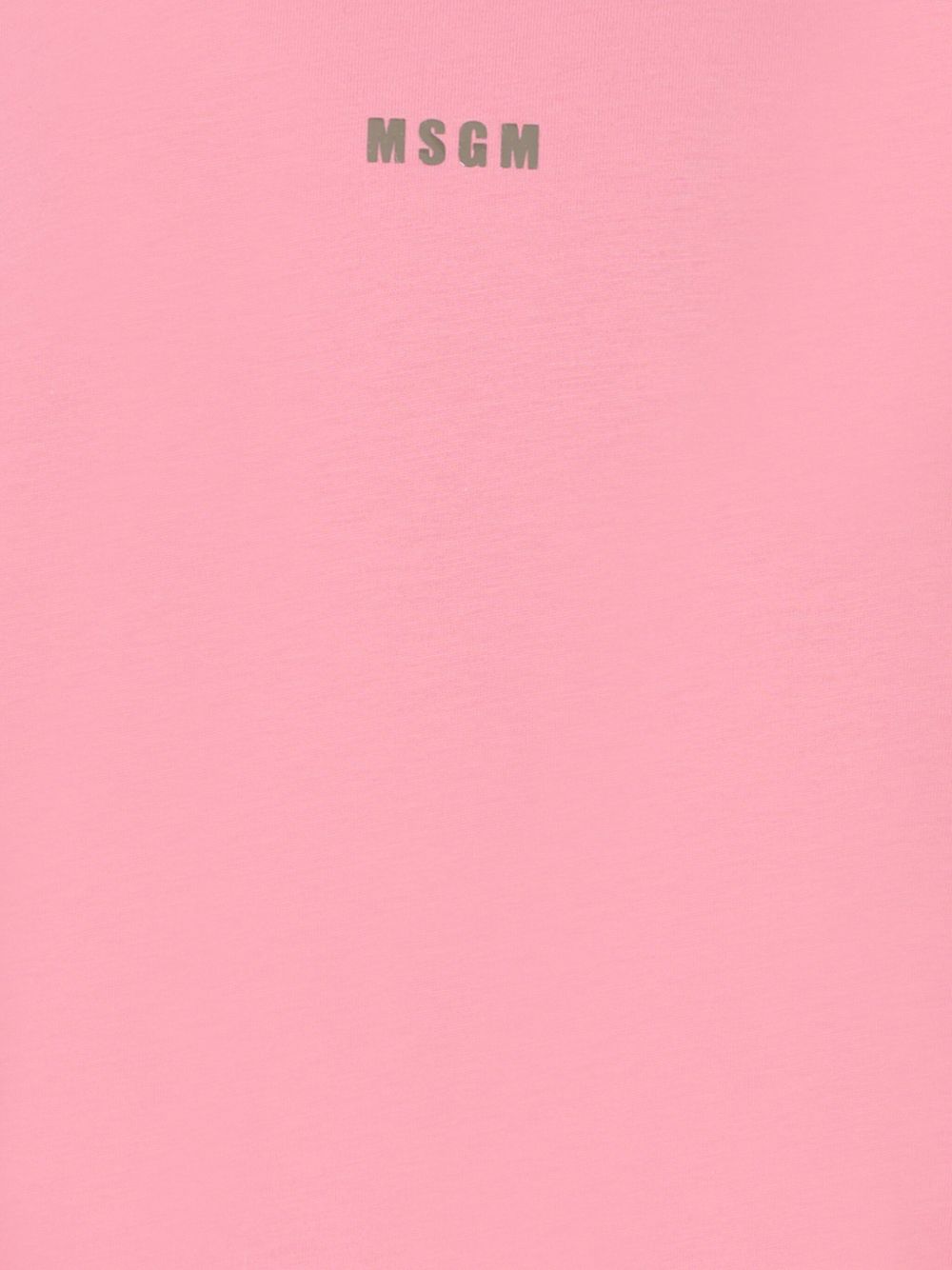 T-shirt per bambina MSGM Kids rosa con collo alto F5MSJGTH192 MS038 MSGM KIDS 