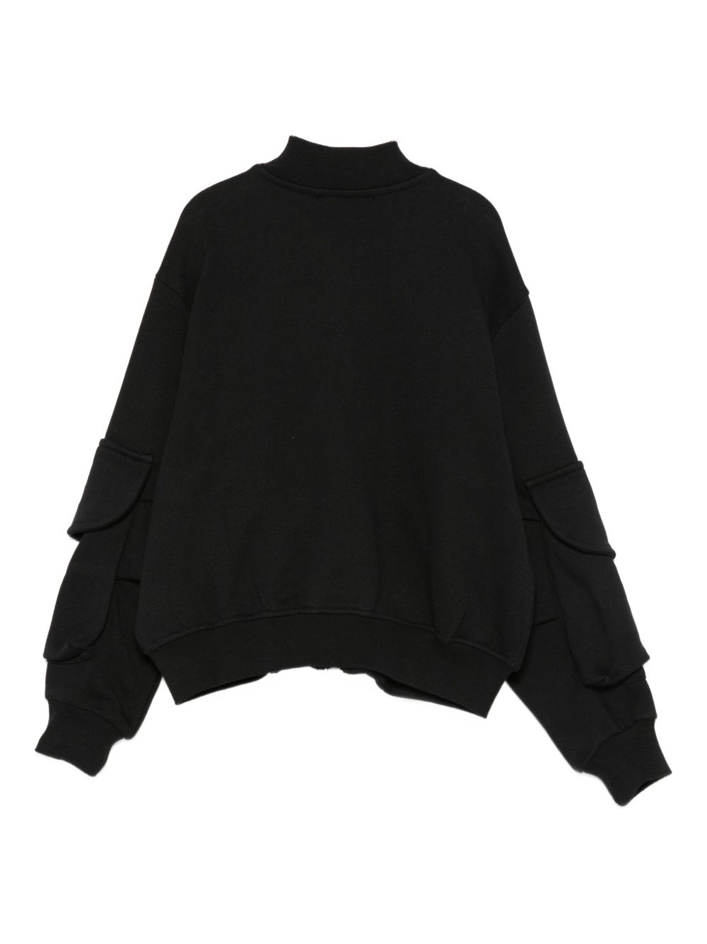 Felpa per bambinao MSGM Kids nera con cerniera F5MSJUBO026 110 MSGM KIDS 