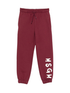 Pantaloni sportivi per bambino MSGM Kids bordeaux con polsini elasticizzati F5MSJUFP024 MS034 MSGM KIDS 
