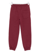 Pantaloni sportivi per bambino MSGM Kids bordeaux con polsini elasticizzati F5MSJUFP024 MS034 MSGM KIDS 