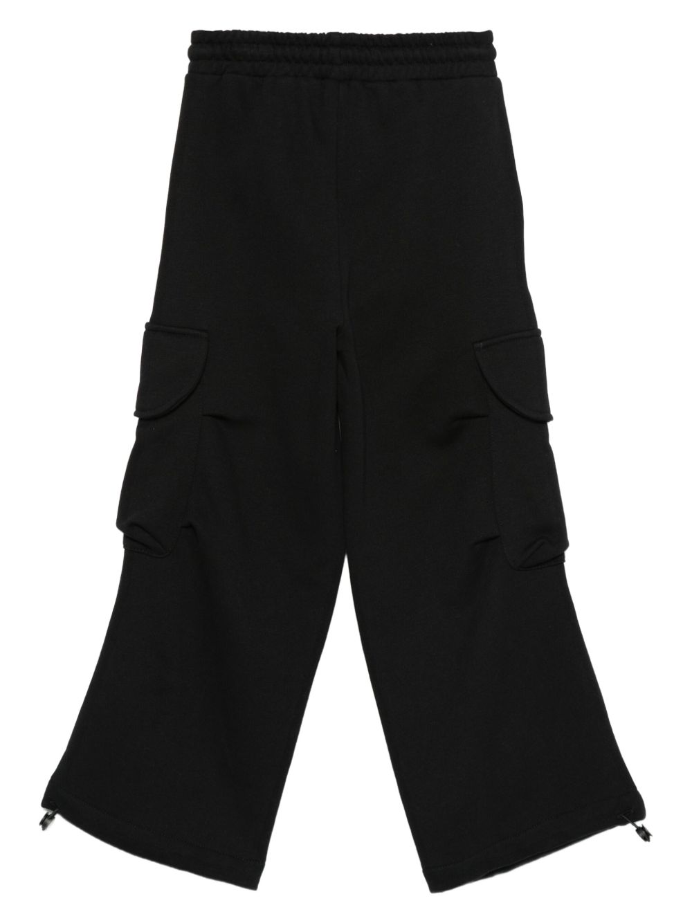 Pantaloni cargo per bambino MSGM Kids neri con coulisse F5MSJUFP025 110 MSGM KIDS 