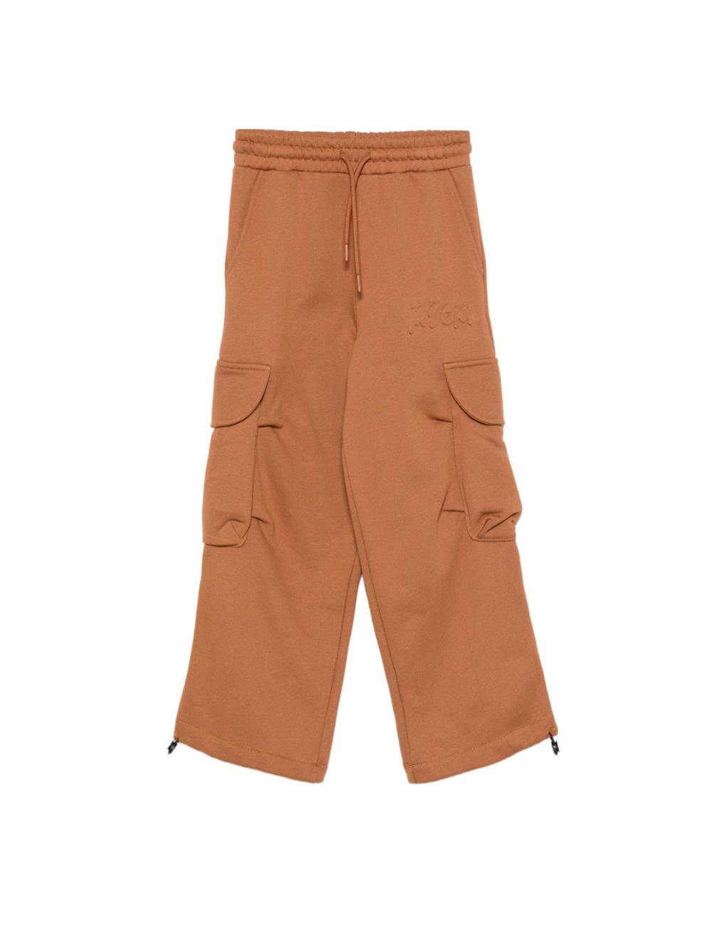 Pantaloni cargo per bambino MSGM Kids marroni con coulisse F5MSJUFP025 MS046 MSGM KIDS 