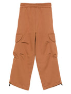 Pantaloni cargo per bambino MSGM Kids marroni con coulisse F5MSJUFP025 MS046 MSGM KIDS 