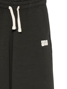 Pantaloni per bambino MSGM Kids neri con stampa del logo F5MSJUFP053 MS040 MSGM KIDS 