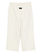 Pantaloni per bambino MSGM Kids bianchi con stampa del logo F5MSJUFP053 MS041 MSGM KIDS 