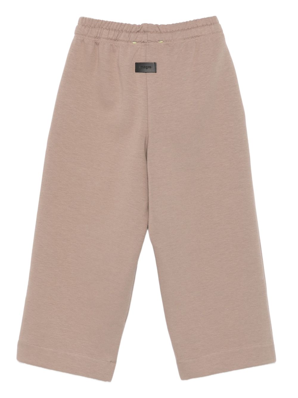Pantaloni per bambino MSGM Kids beige con stampa logo F5MSJUFP053 MS042 MSGM KIDS 