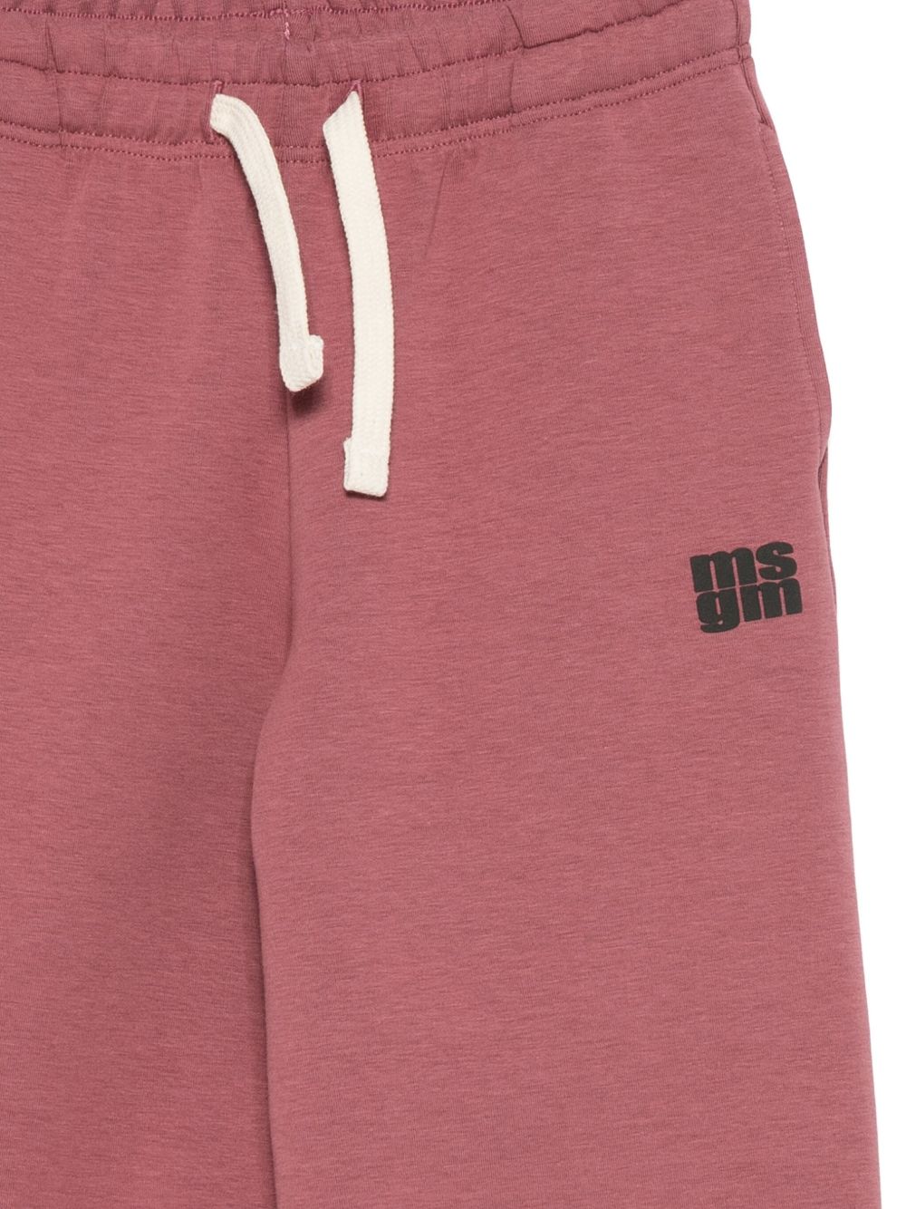 Pantaloni per bambino MSGM KIds rosso con stampa del logo F5MSJUFP053 MS045 MSGM KIDS 