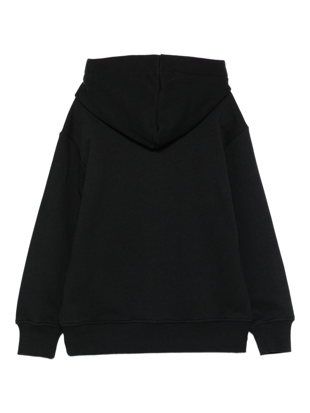 Felpa per bambino MSGM Kids nera con cappuccio F5MSJUHS019 110 MSGM KIDS 