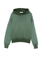 Felpa per bambino MSGM Kids verde con cappuccio F5MSJUHS020 MS039 MSGM KIDS 