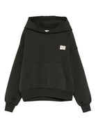 Felpa per bambini MSGM Kids nera con stampa del logo F5MSJUHS052 MS040 MSGM KIDS 