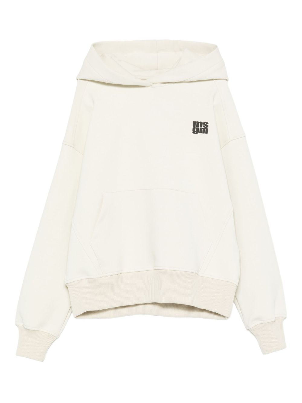 Felpa per bambini MSGM Kids bianca con stampa del logo F5MSJUHS052 MS041 MSGM KIDS 