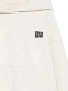 Felpa per bambini MSGM Kids bianca con stampa del logo F5MSJUHS052 MS041 MSGM KIDS 