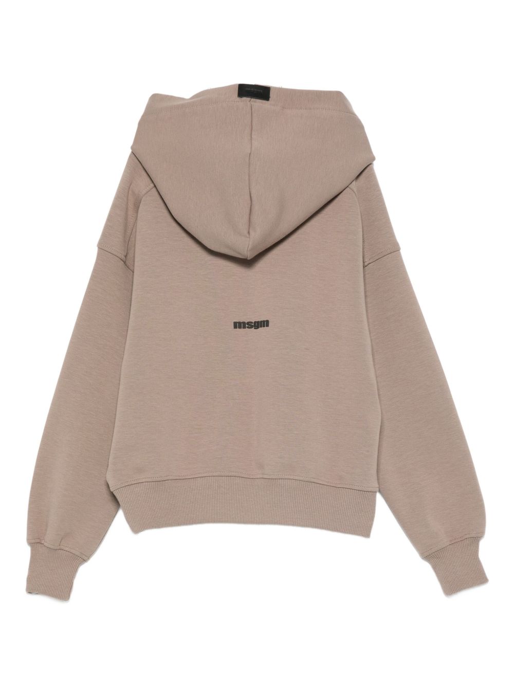 Felpa per bambini MSGM Kids beige con stampa del logo F5MSJUHS052 MS042 MSGM KIDS 