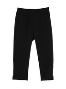 Pantaloni per bambini MSGM Kids neri con elastico in vita e orli svasati F5MSJUPA054 MS040 MSGM KIDS 