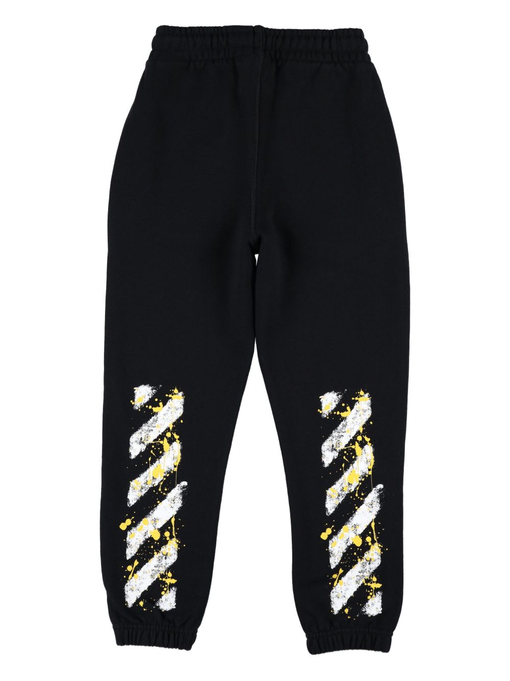 Pantaloni sportivi per bambino Off-White Kids con stampa effetto vernice spray OBCH001F25FLE002 1018 OFF WHITE KIDS 