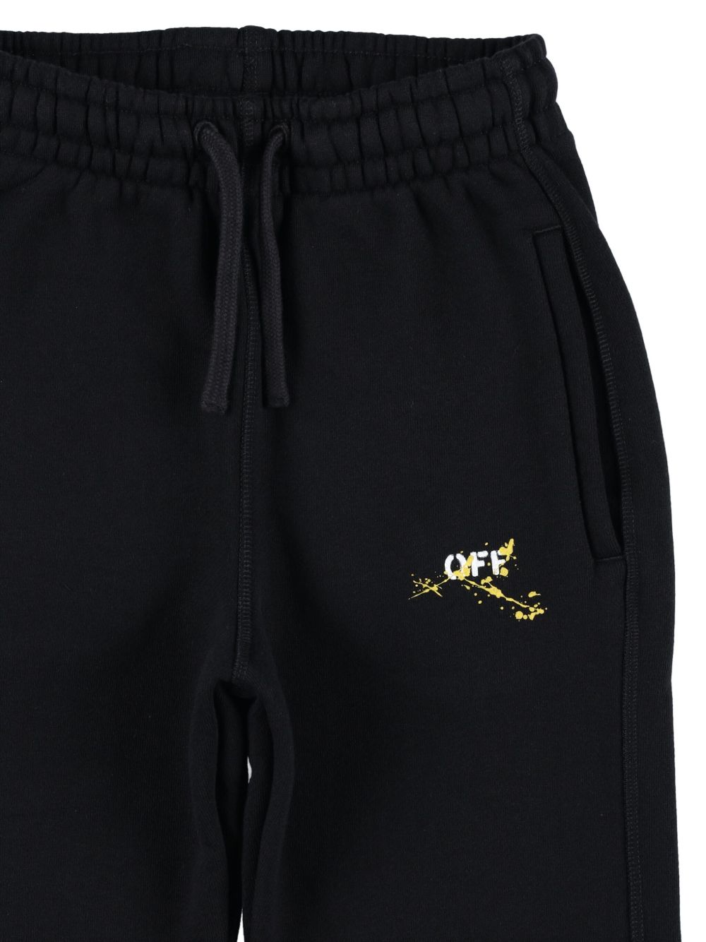 Pantaloni sportivi per bambino Off-White Kids con stampa effetto vernice spray OBCH001F25FLE002 1018 OFF WHITE KIDS 