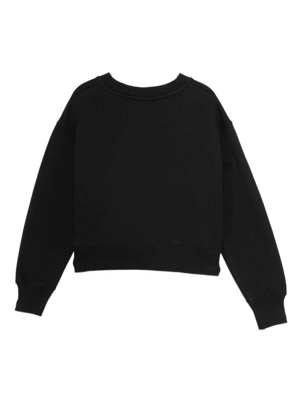 Felpa per bambina Off-White Kids nero con logo sul davanti OGBA013F25FLE001 1025 OFF WHITE KIDS 