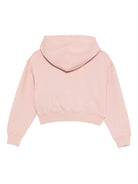 Felpa per bambina Off-White Kids rosa con cappuccio e stampa con logo OGBB00BF25FLE001 3B07 OFF WHITE KIDS 