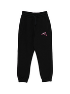 Pantaloni da tuta per bambina Off-White Kids neri con stampa del logo OGCH001F25FLE002 1032 OFF WHITE KIDS 