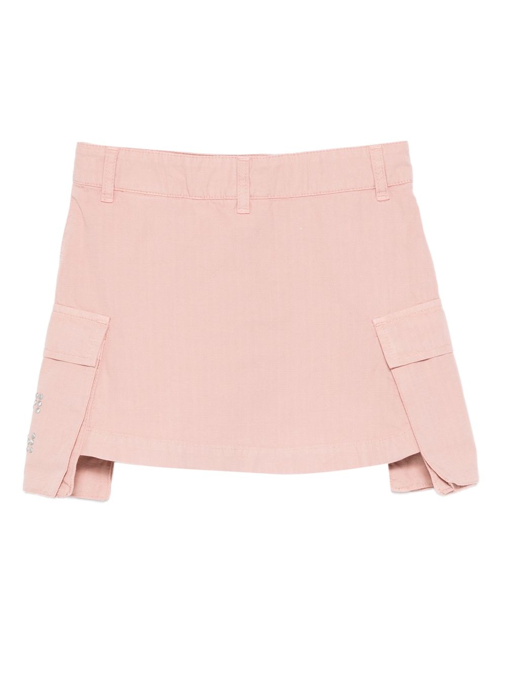Gonna per bambina Off-White Kids rosa con tasche laterali con patta OGCY001F25FAB001 3B07 OFF WHITE KIDS 