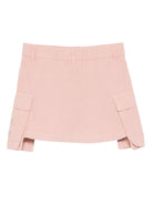 Gonna per bambina Off-White Kids rosa con tasche laterali con patta OGCY001F25FAB001 3B07 OFF WHITE KIDS 