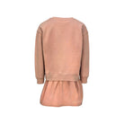 Abito per bambina Off-White Kids rosa con caratteristico logo freccia sul davanti OGDF006F25FLE001 3B07 OFF WHITE KIDS 