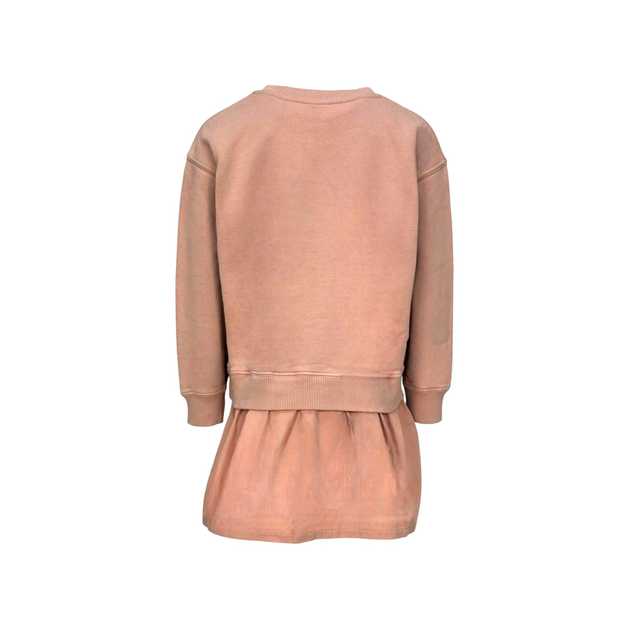 Abito per bambina Off-White Kids rosa con caratteristico logo freccia sul davanti OGDF006F25FLE001 3B07 OFF WHITE KIDS 