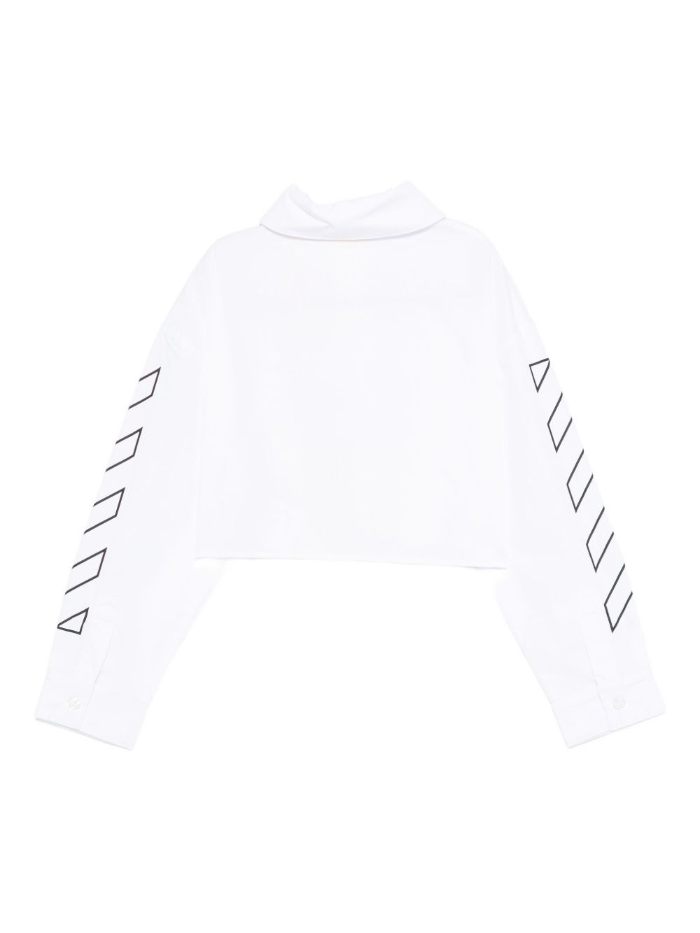 Camicia per bambina Off-White Kids bianco modello crop OGGA01CF25FAB002 0110 OFF WHITE KIDS 