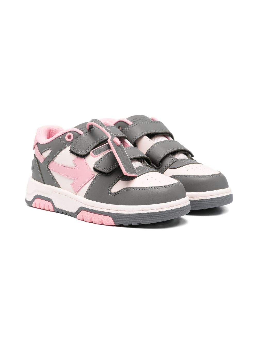 Sneakers per bambina Off-White Kids multicolore con dettaglio etichetta con logo OGIA005F25LEA001 3083 OFF WHITE KIDS 