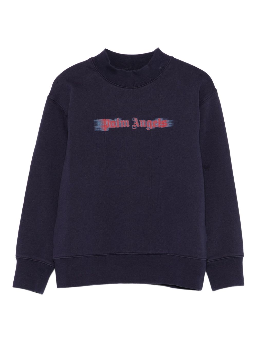 Felpa per bambino Palm Angels Kids blu con stampa con logo PBBA012F25FLE001 4625 PALM ANGELS KIDS 