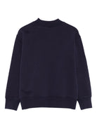 Felpa per bambino Palm Angels Kids blu con stampa con logo PBBA012F25FLE001 4625 PALM ANGELS KIDS 