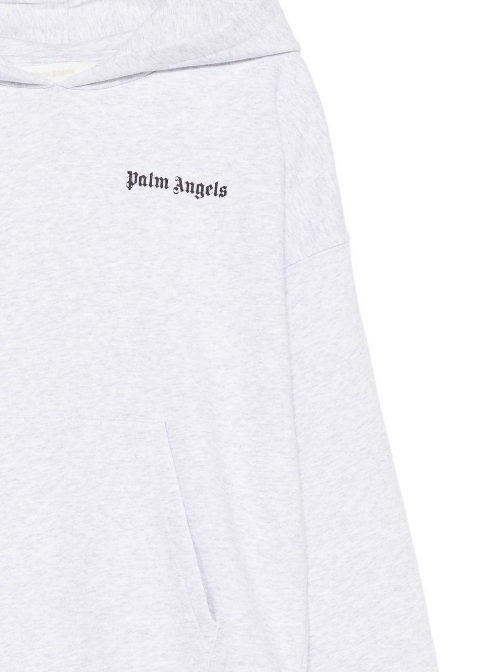Felpa per bambino Palm Angels Kids grigia con cappuccio e stampa con logo PBBB011C99FLE002 0810 PALM ANGELS KIDS 
