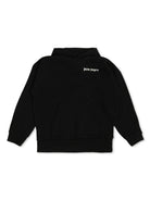Felpa per bambino Palm Angels Kids nera con stampa con logo PBBB011C99FLE002 1003 PALM ANGELS KIDS 