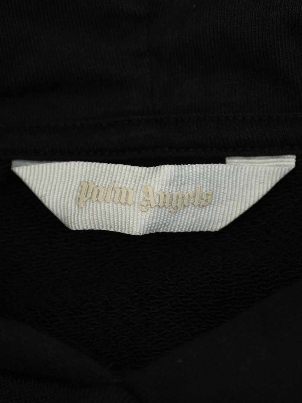 Felpa per bambino Palm Angels Kids nera con stampa con logo PBBB011C99FLE002 1003 PALM ANGELS KIDS 