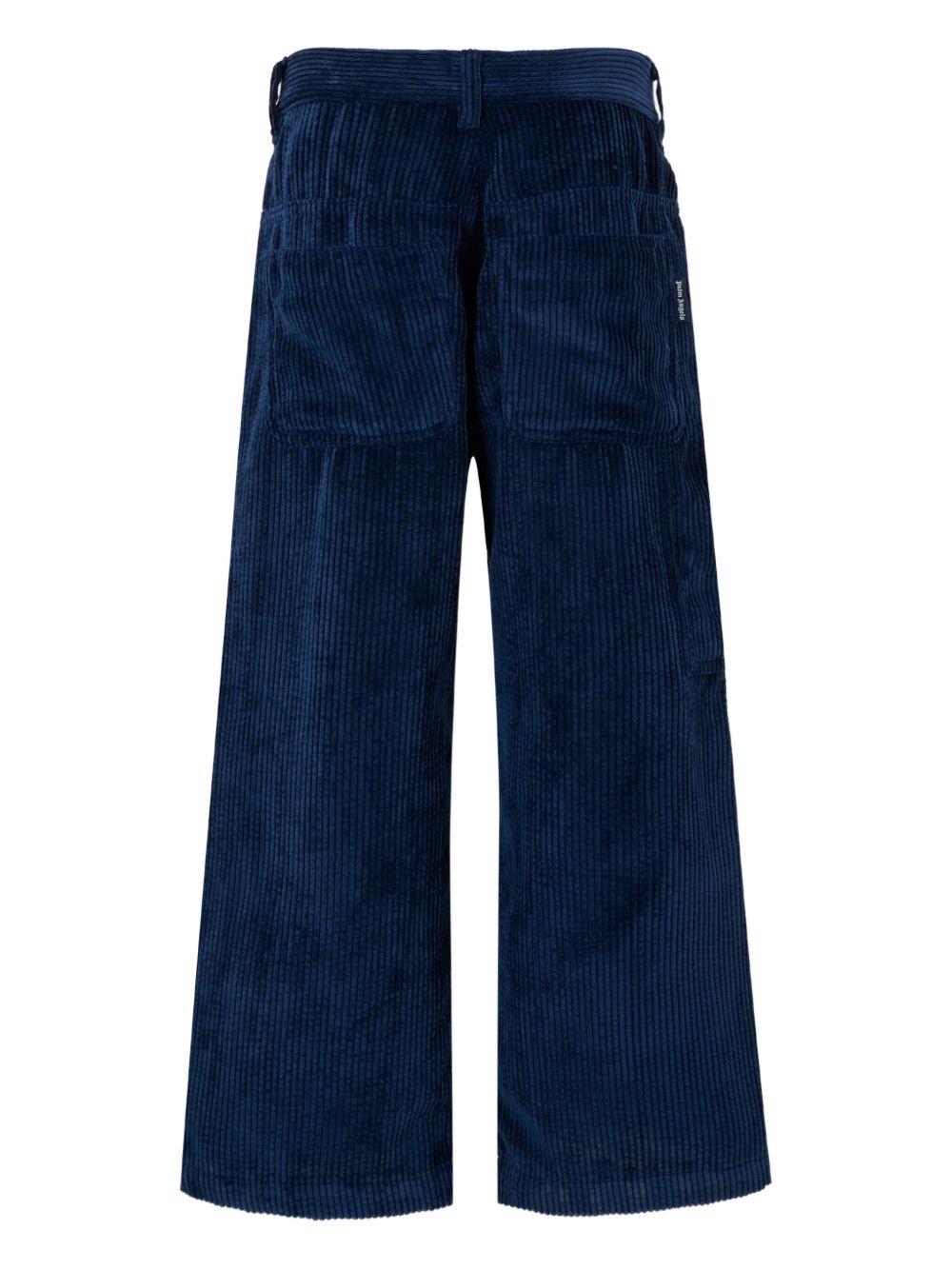 Pantaloni per bambino Palm Angels Kids blu con dettaglio logo PBCF006F25FAB001 4603 PALM ANGELS KIDS 