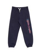 Pantaloni sportivi per bambino Palm Angels Kids blu con stampa con logo PBCH008F25FLE001 4625 PALM ANGELS KIDS 