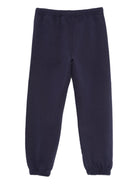 Pantaloni sportivi per bambino Palm Angels Kids blu con stampa con logo PBCH008F25FLE001 4625 PALM ANGELS KIDS 
