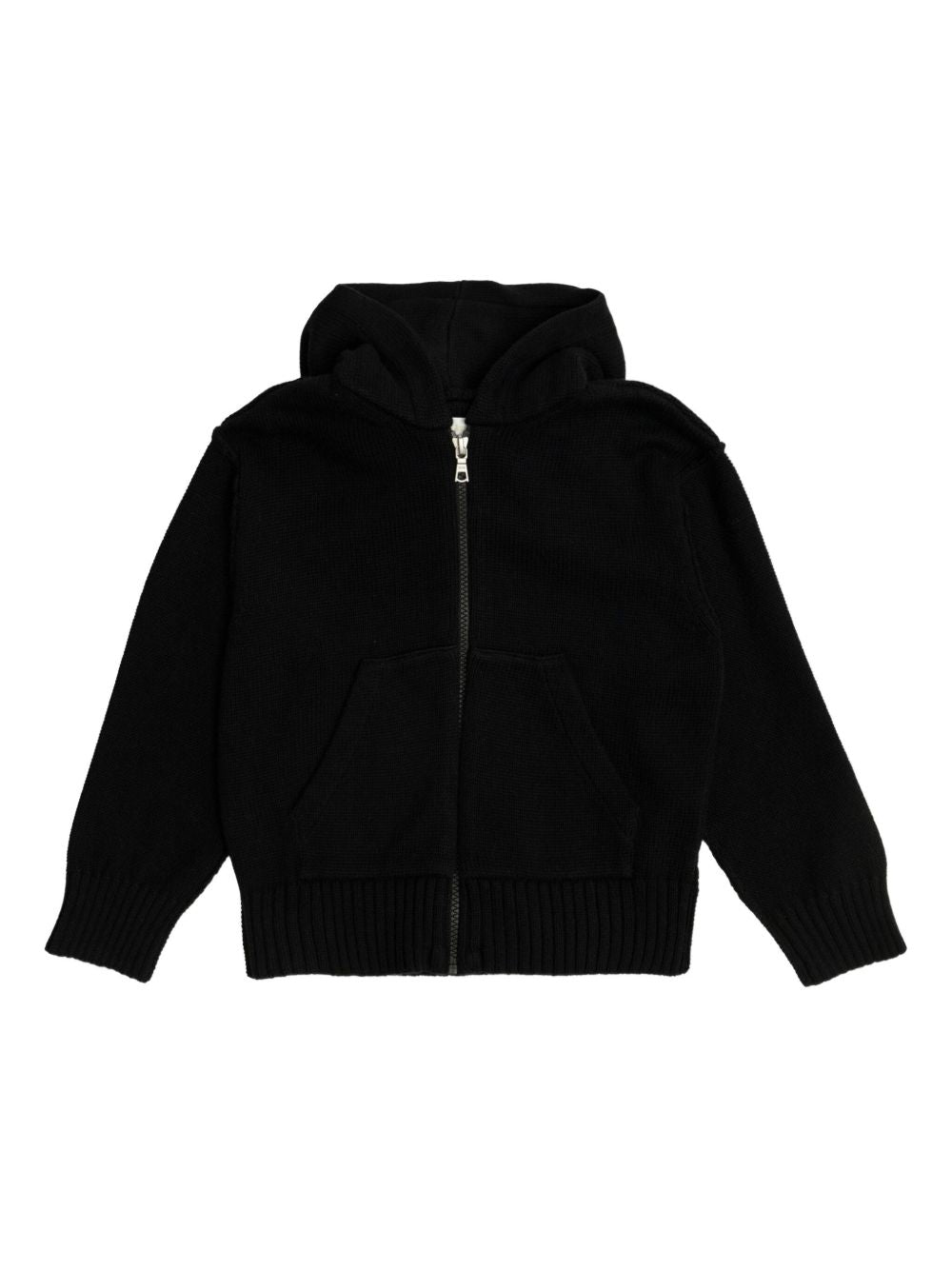 Felpa per bambino Palm Angels Kids nero lavorato a maglia PBHU002F25KNI001 1003 PALM ANGELS KIDS 