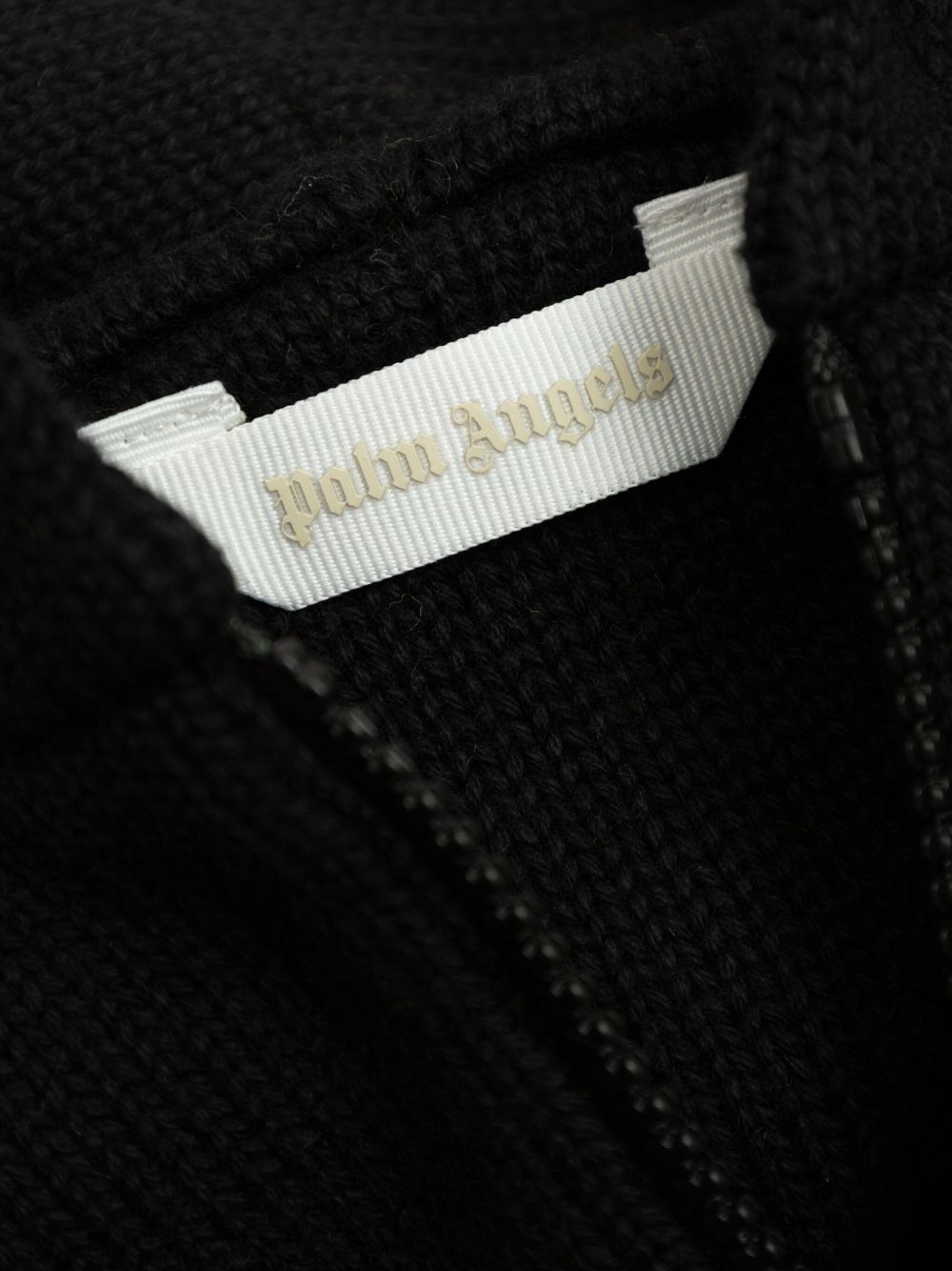 Felpa per bambino Palm Angels Kids nero lavorato a maglia PBHU002F25KNI001 1003 PALM ANGELS KIDS 