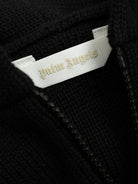 Felpa per bambino Palm Angels Kids nero lavorato a maglia PBHU002F25KNI001 1003 PALM ANGELS KIDS 