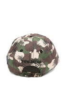 Cappello per bambino   Palm Angels Kids marrone con stampa camouflage PBLB002F25FAB002 8403 PALM ANGELS KIDS 