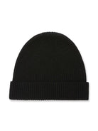 Berretto per bambino Palm Angels Kids nero con ricamo con logo frontale PBLC006C99KNI001 1003 PALM ANGELS KIDS 