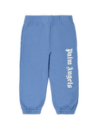 Pantaloni sportivo per bambino Palm Angels Kids azzurri con stampa logo PBXD001F25FLE001 4203 PALM ANGELS KIDS 