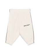 Pantaloni per neonato Palm Angels Kids beige con ricamo PBXQ002F25KNI001 6F60 PALM ANGELS KIDS 