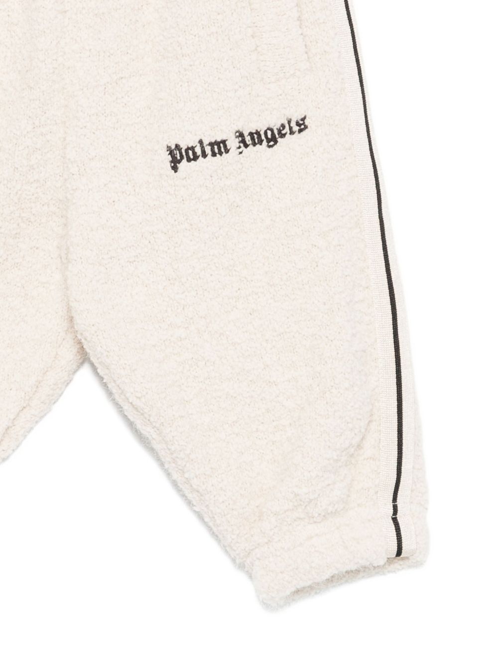 Pantaloni per neonato Palm Angels Kids beige con ricamo PBXQ002F25KNI001 6F60 PALM ANGELS KIDS 