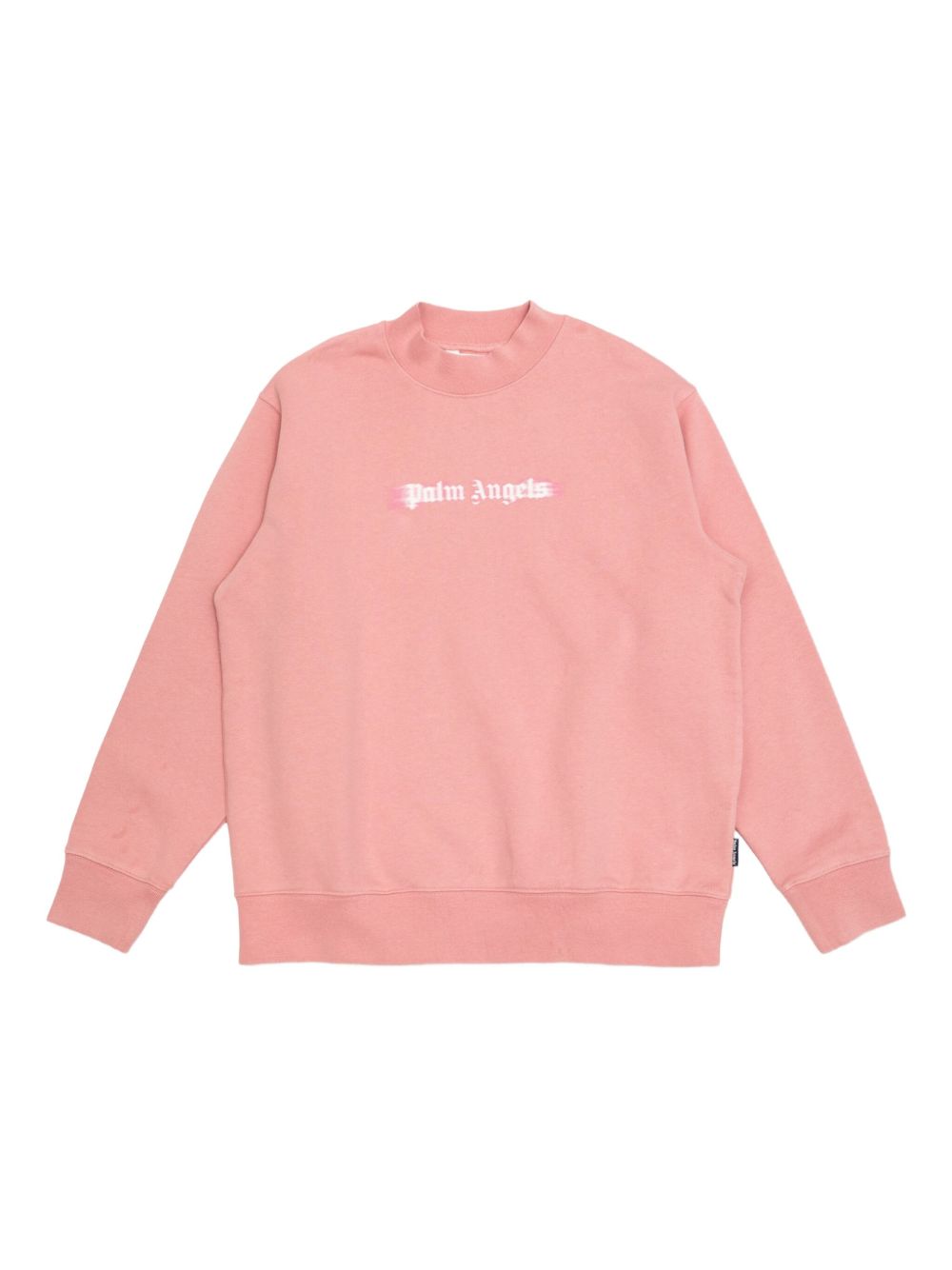 Felpa per bambina Palm Angels Kids rosa con stampa con logo sul davanti PGBA013F25FLE001 303B PALM ANGELS KIDS 