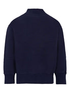Felpa per bambina Palm Angels Kids blu con dettaglio logo PGBA013F25FLE002 4630 PALM ANGELS KIDS 