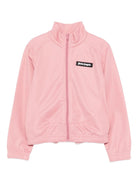 Felpa per bambina Palm Angels Kids rosa con zip PGBD008F25FAB001 3003 PALM ANGELS KIDS 