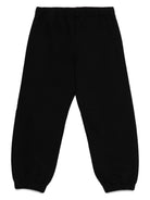 Pantaloni sportivi per bambina Palm Angels Kids nero con stampa PGCH008F25FLE001 103B PALM ANGELS KIDS 